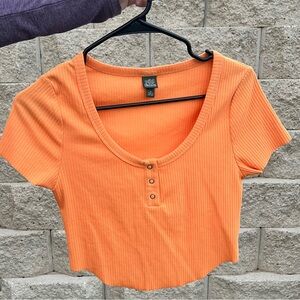 Orange Crop Top
